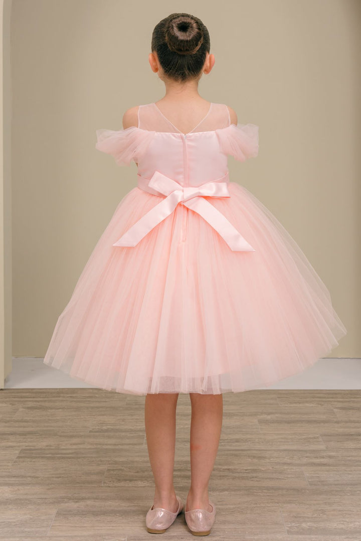 Girls Short Off Shoulder Dress by Cinderella Couture 9182