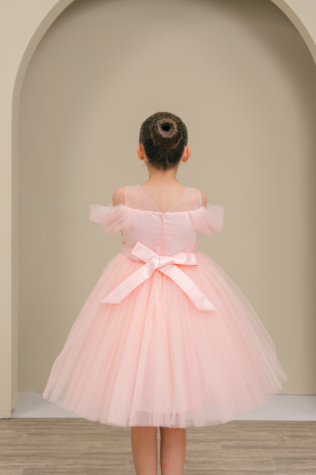 Girls Short Off Shoulder Dress by Cinderella Couture 9182