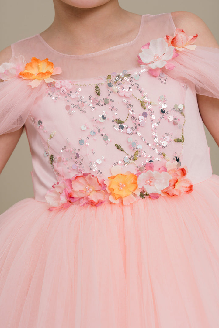 Girls Short Off Shoulder Dress by Cinderella Couture 9182