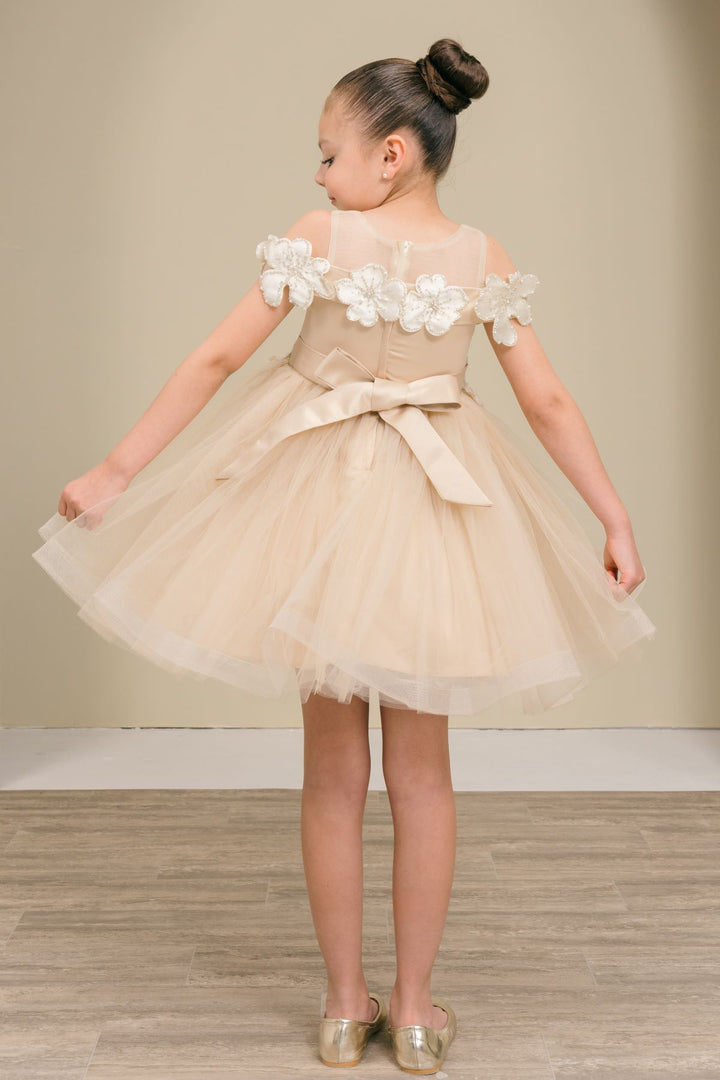 Girls Short Off Shoulder Dress by Cinderella Couture 9183