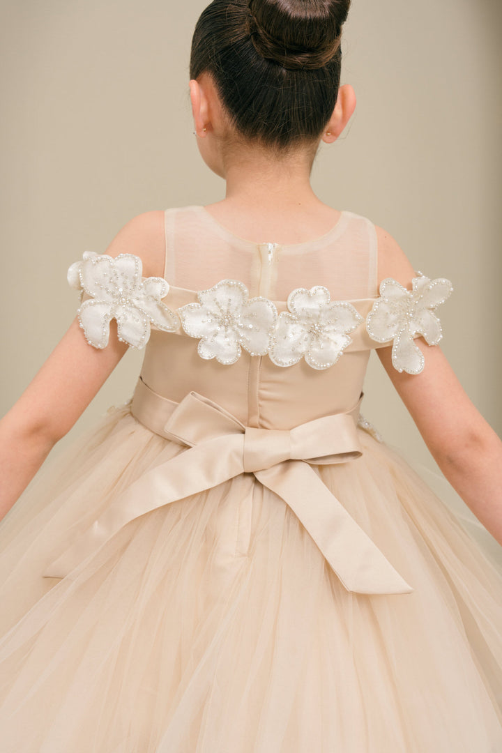 Girls Short Off Shoulder Dress by Cinderella Couture 9183
