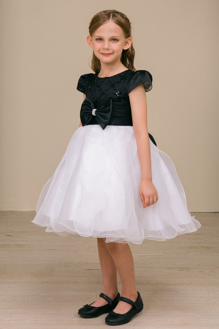Girls Short Sleeve Dress by Cinderella Couture 9185
