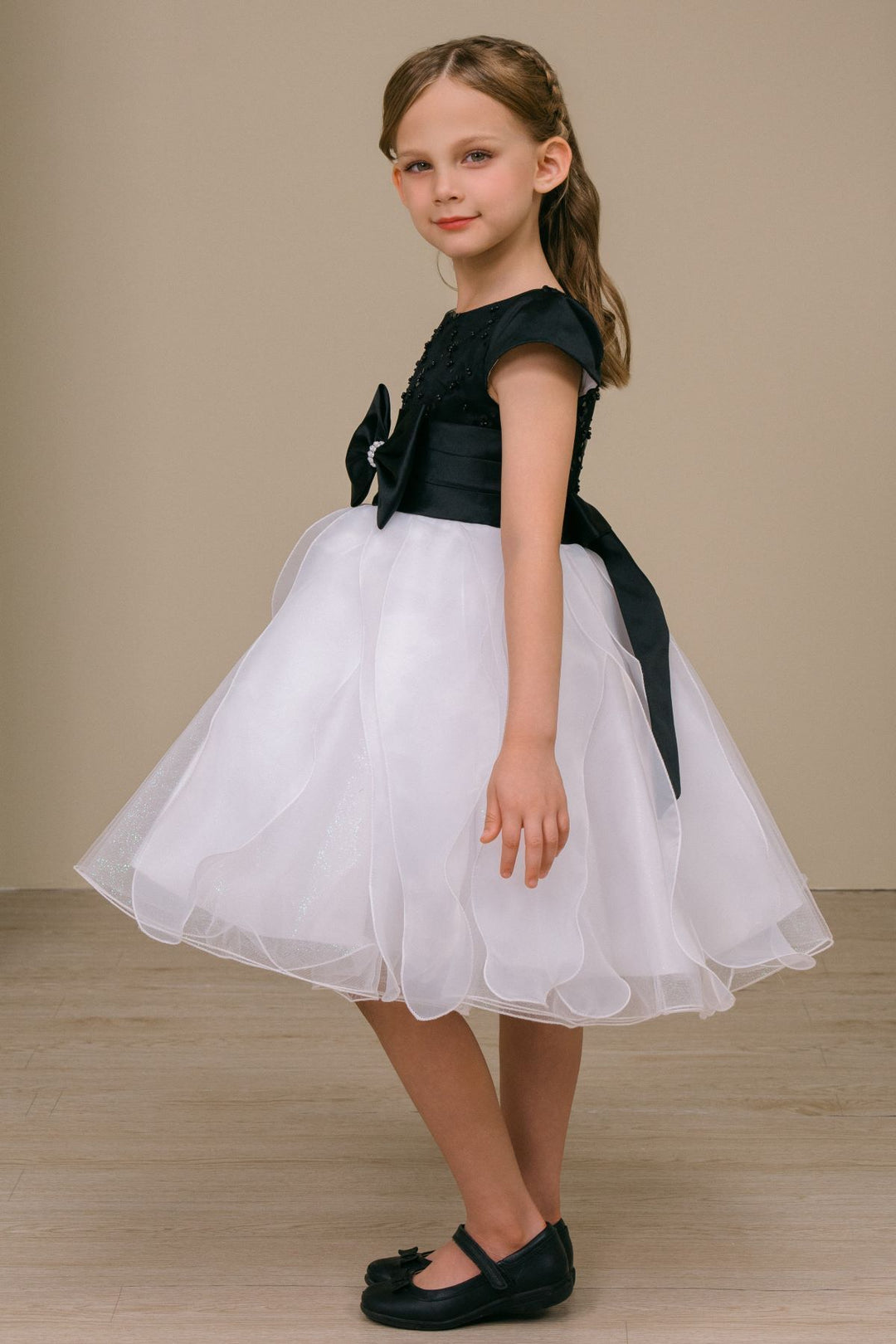 Girls Short Sleeve Dress by Cinderella Couture 9185