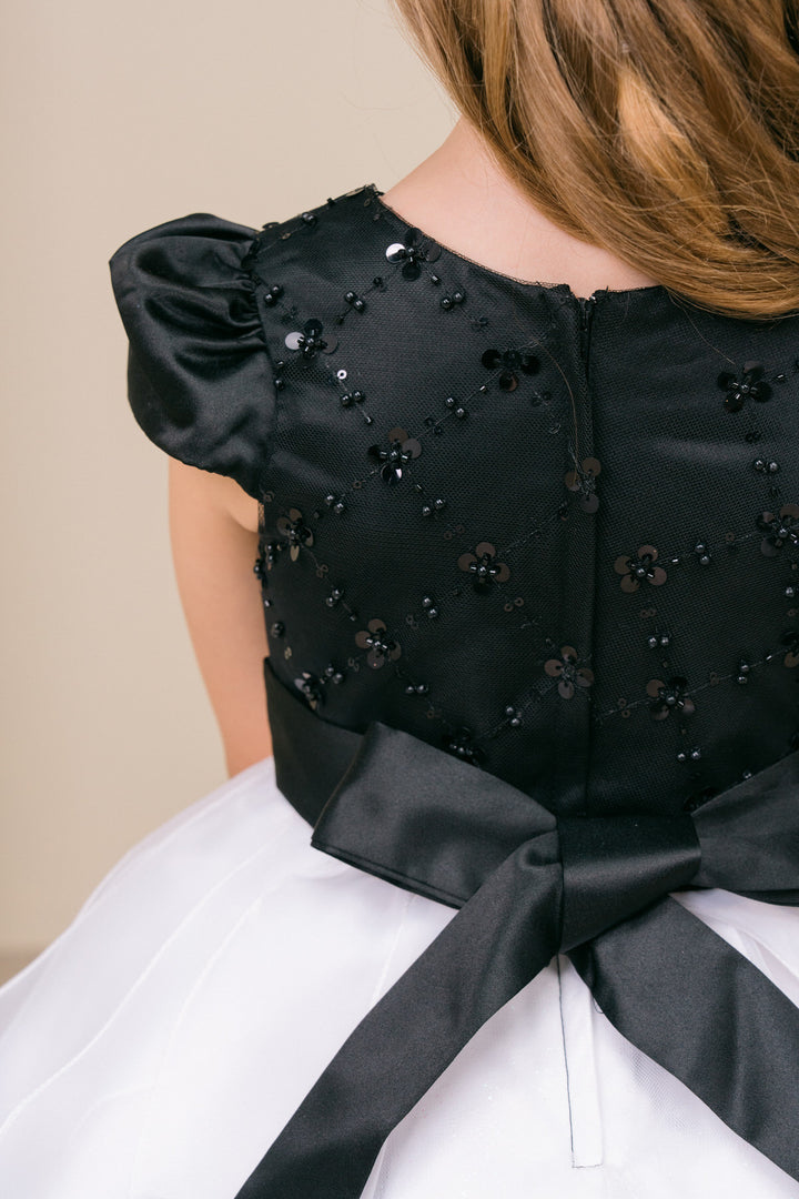 Girls Short Sleeve Dress by Cinderella Couture 9185