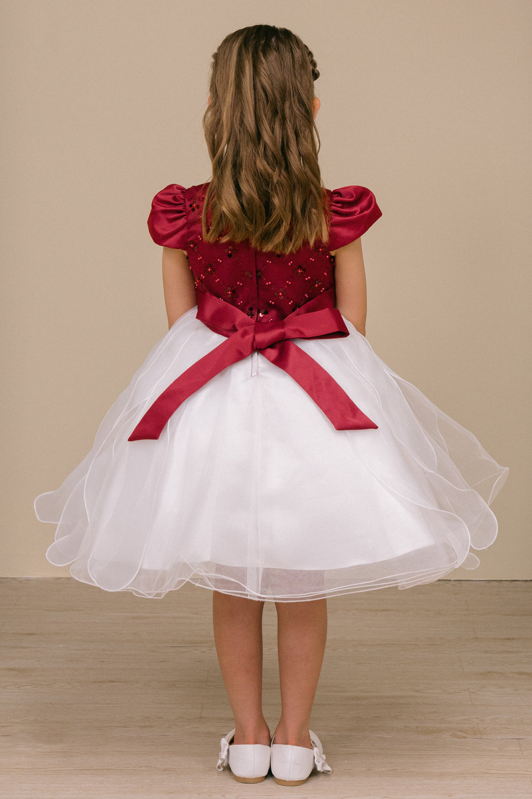 Girls Short Sleeve Dress by Cinderella Couture 9185