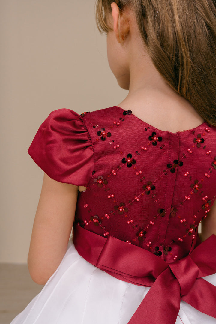 Girls Short Sleeve Dress by Cinderella Couture 9185