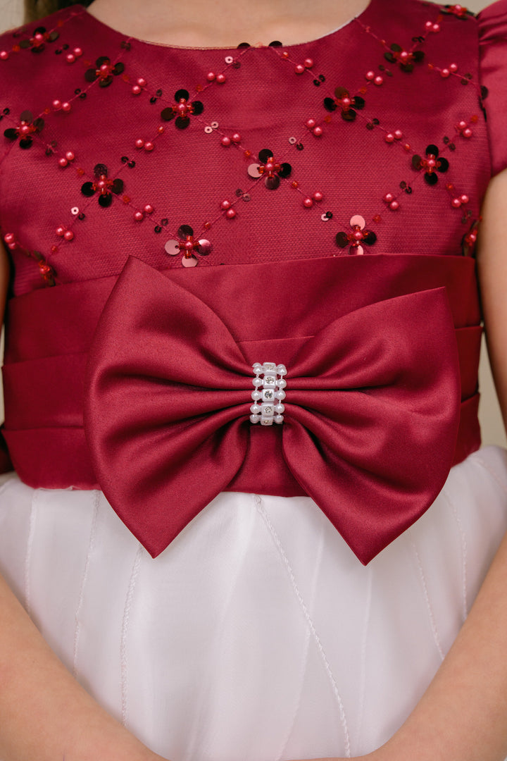 Girls Short Sleeve Dress by Cinderella Couture 9185