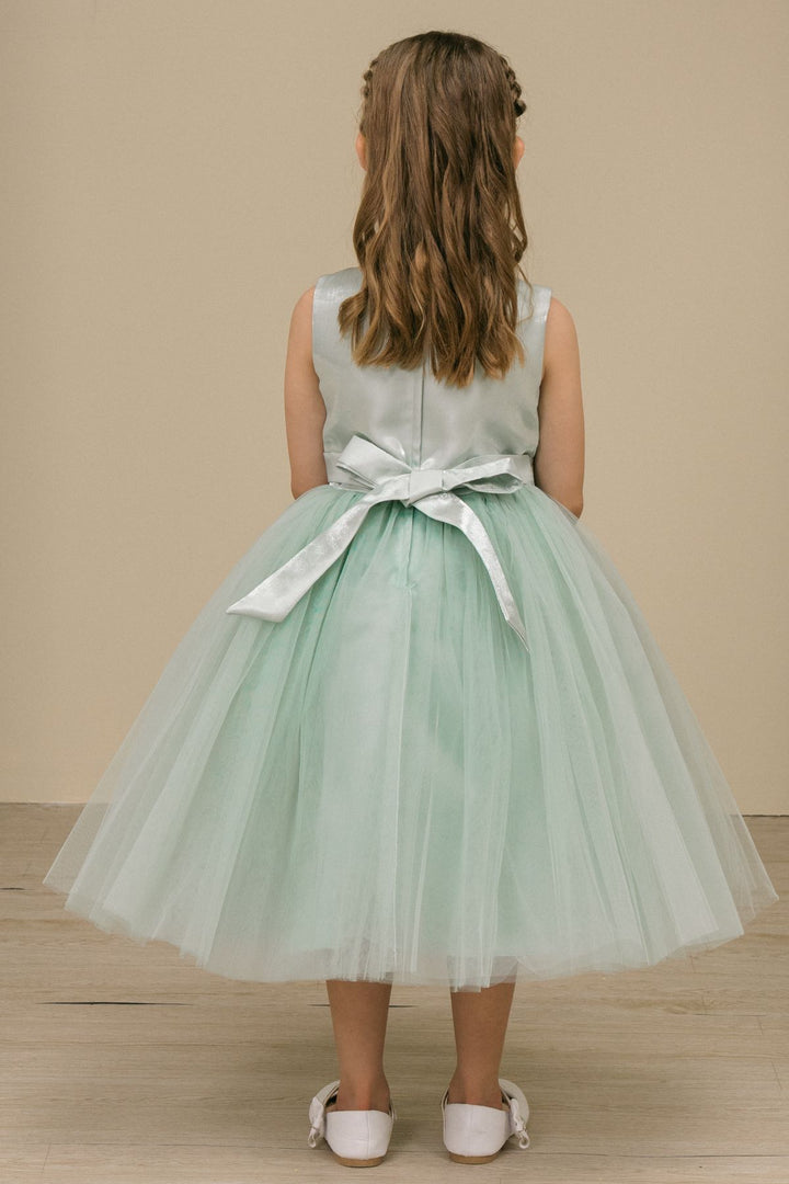 Girls Sleeveless Tea Length Dress by Cinderella Couture 9192