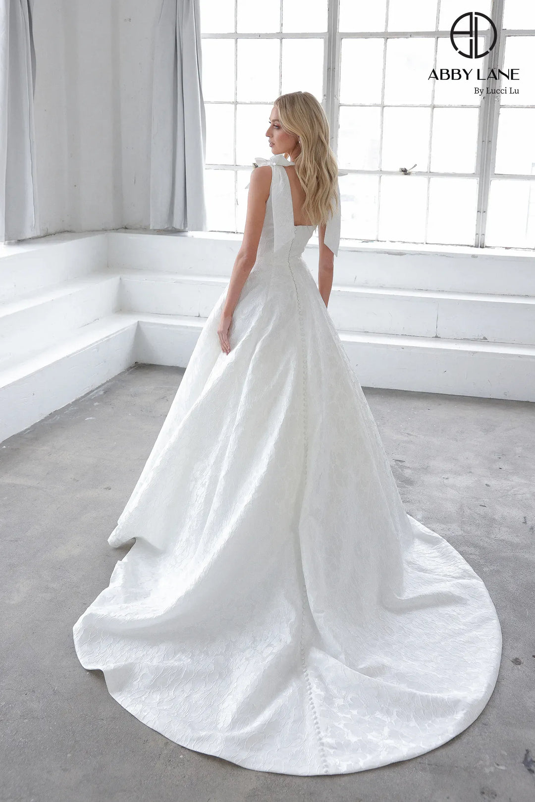 Brocade Sleeveless Bridal Gown by Abby Lane 97306