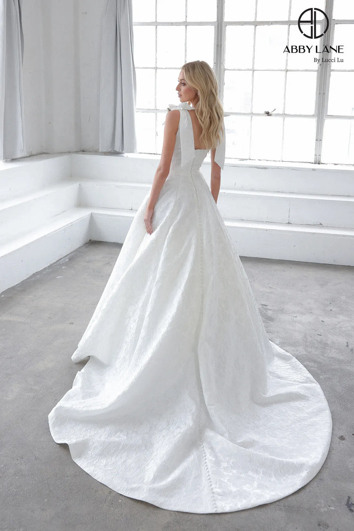 Brocade Sleeveless Bridal Gown by Abby Lane 97306