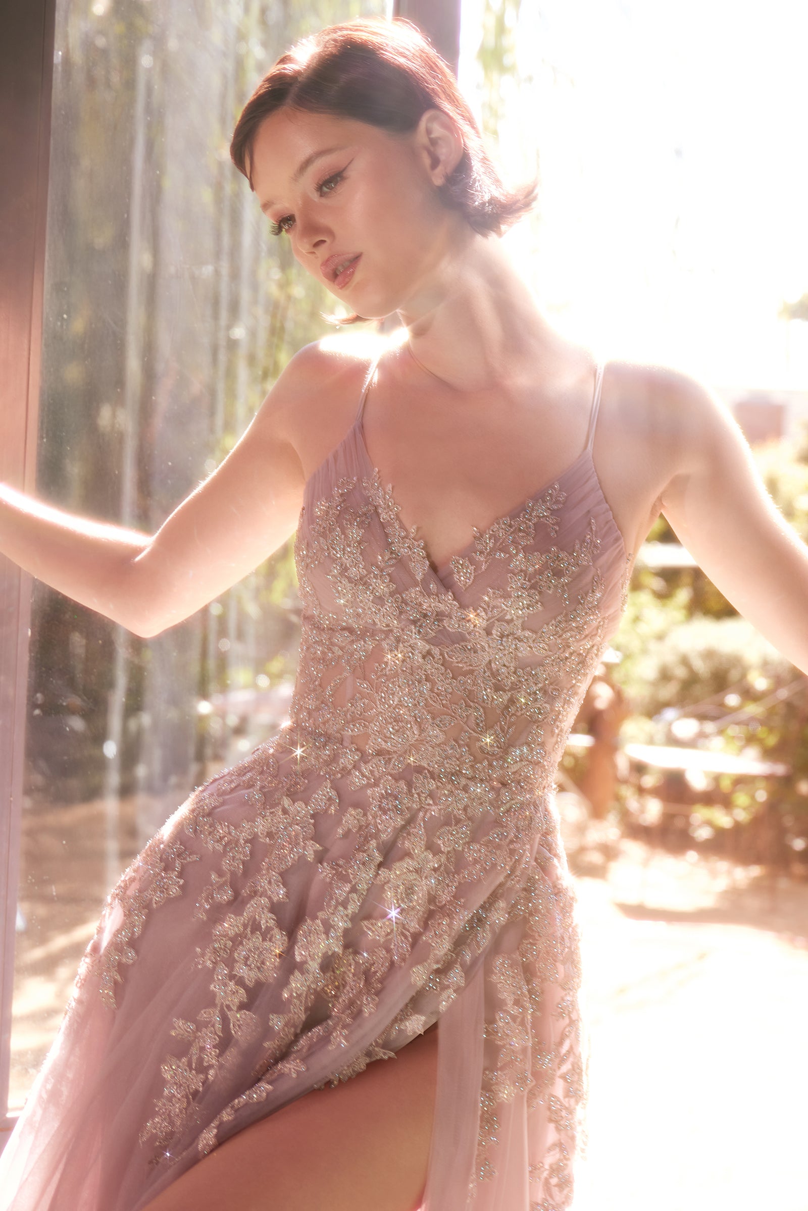 スーツ・フォーマル・ドレス ANDRESD all in one dress & tulle tops 2点セットアイテム】オールインワン×デコラティブチュールトップス