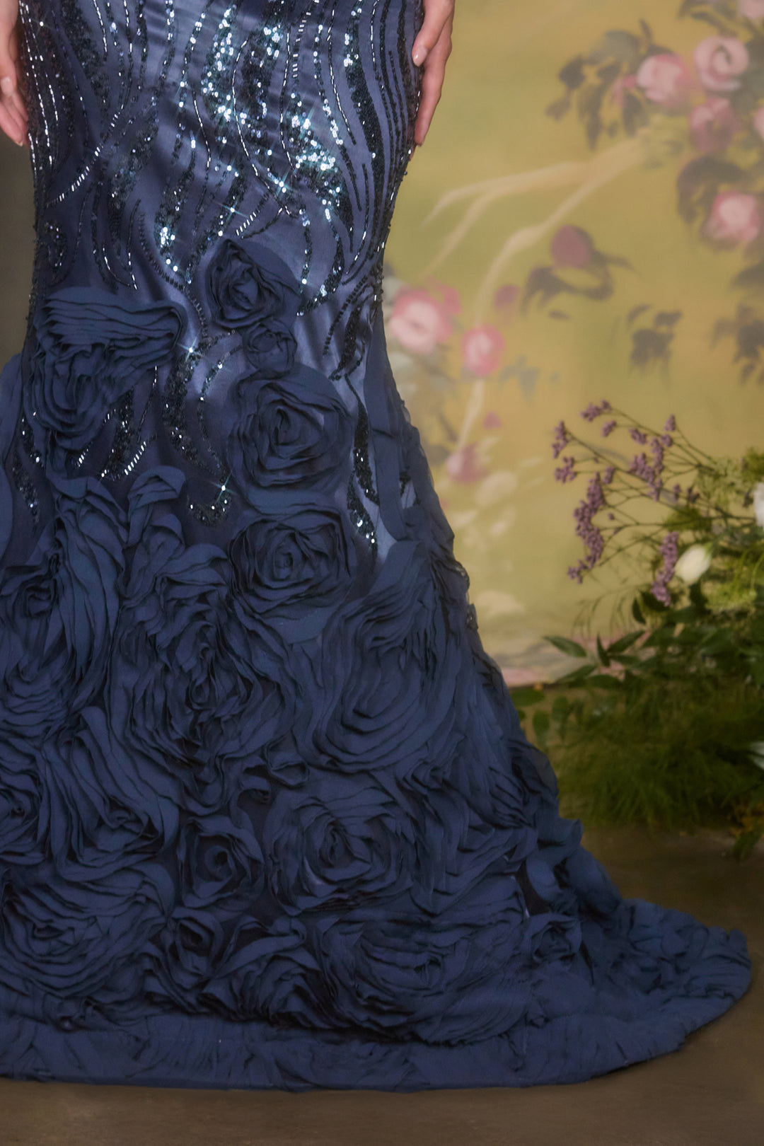 Off Shoulder Mermaid Gown by Andrea and Leo A1482