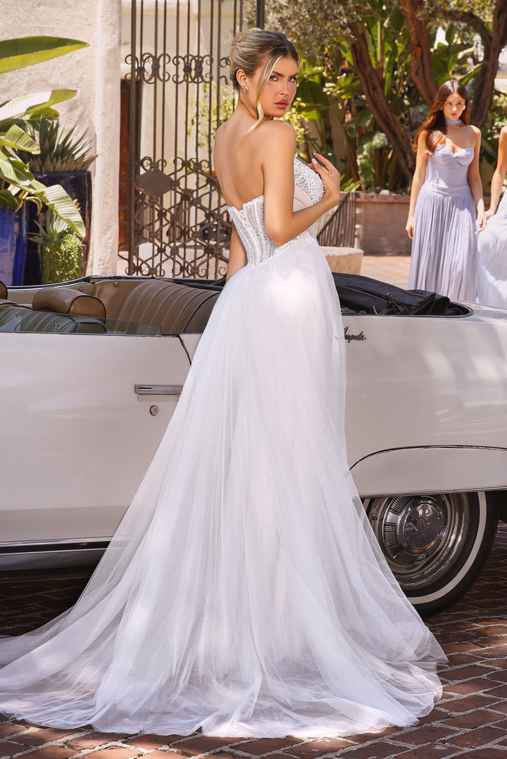 Strapless Overskirt Bridal Gown by Ladivine CC492W