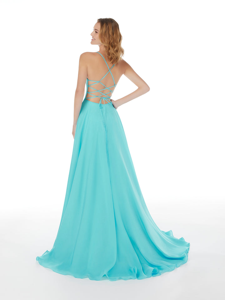 Sleeveless Chiffon A-line Gown by Studio 17 12848