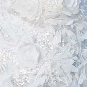 Feather Sequin Short Strapless Dress by Jovani 23058