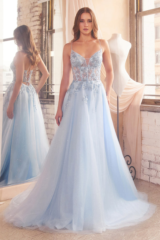 Sonya Nour Cobalt Blue Shimmer Maxi Dress - Blue Shimmer – Dress Hire AU