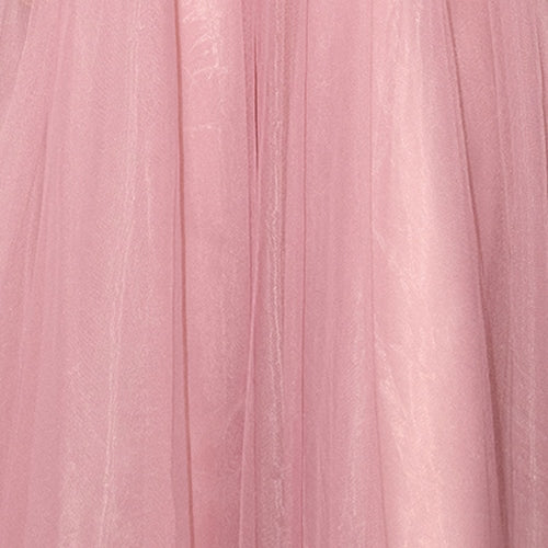 Glitter 3/4 Sleeve A-line Gown by May Queen MQ2227
