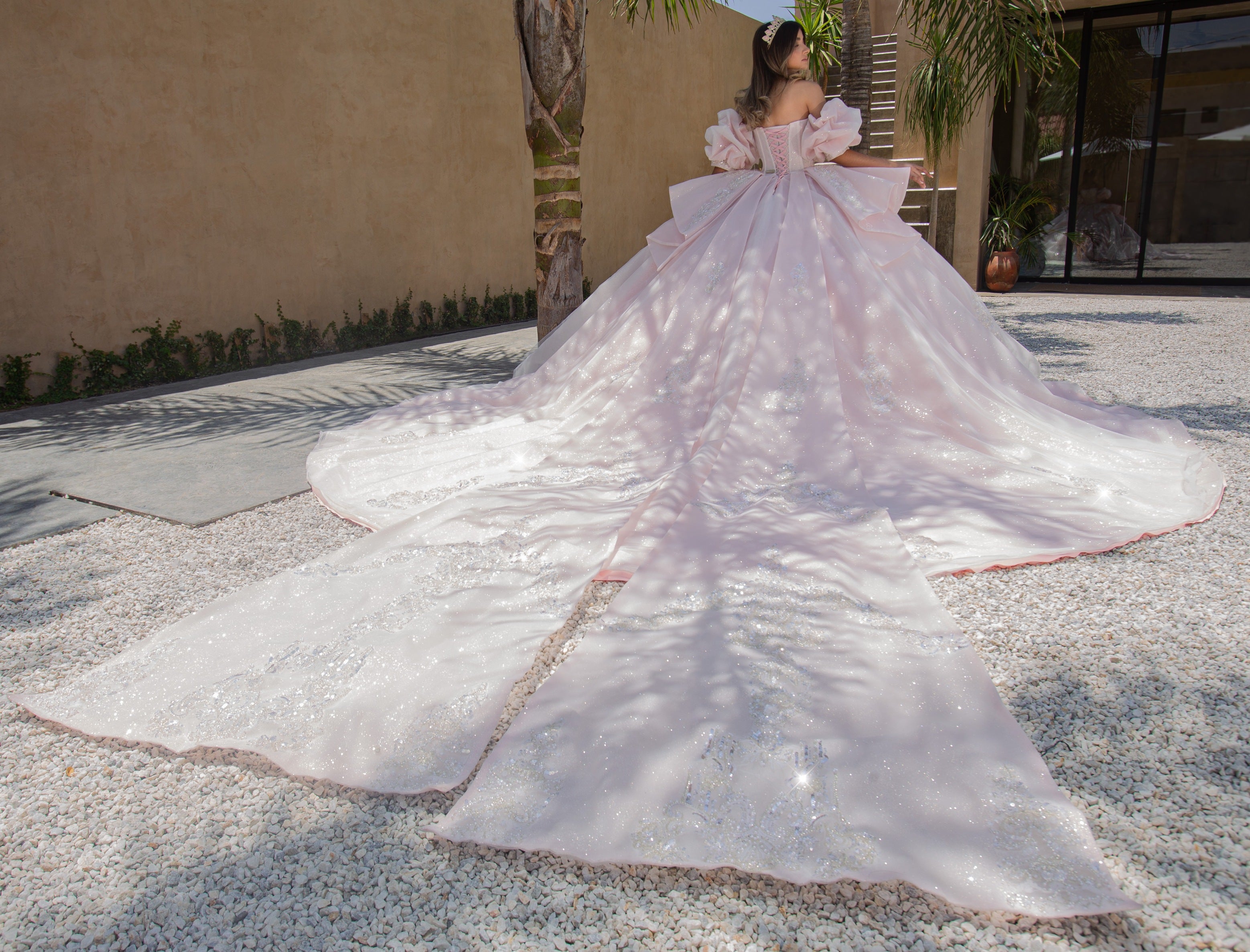 Puff Sleeve Strapless Quinceanera Dress by Ragazza EV56-656 – ABC