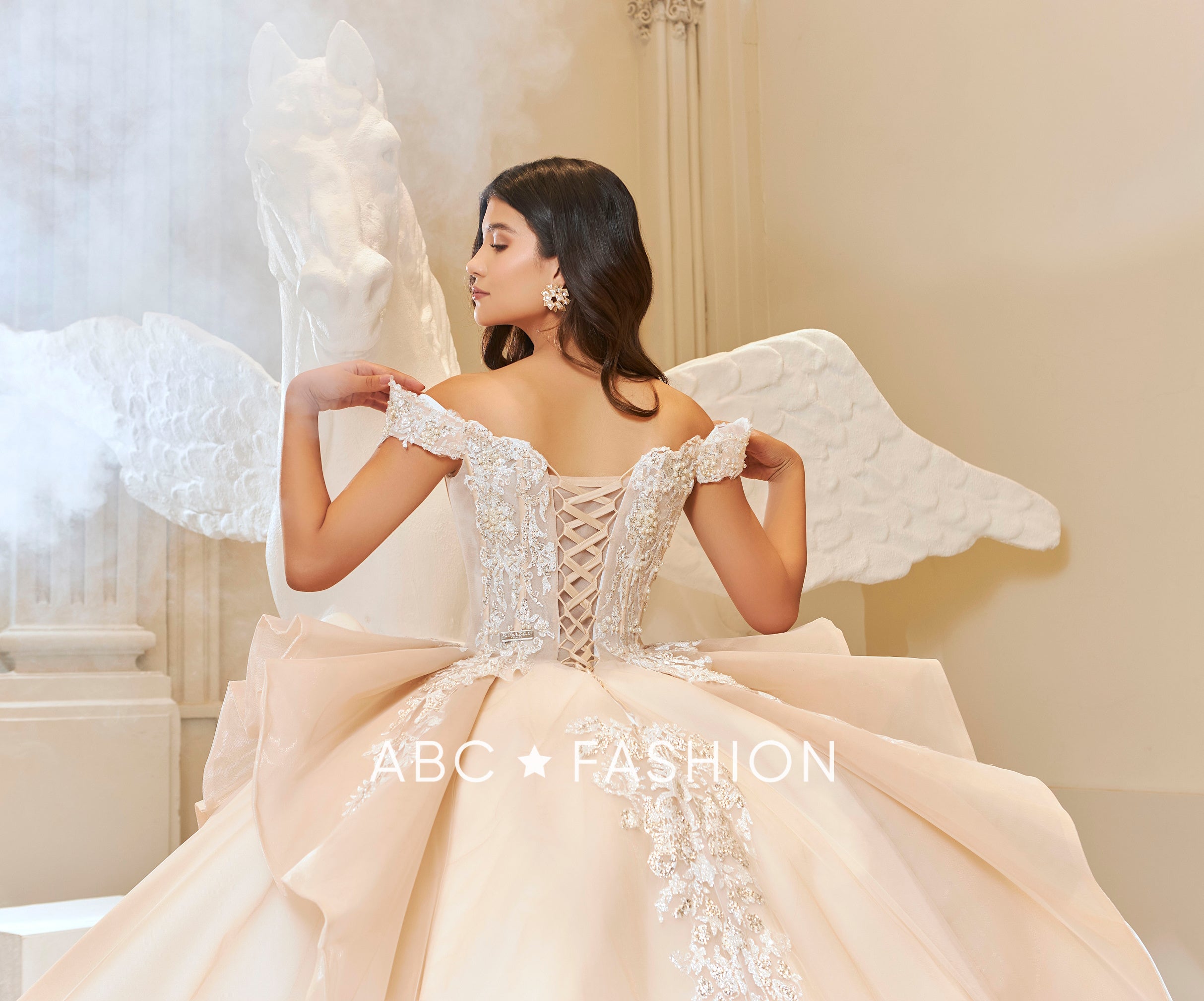 Off Shoulder Quinceanera Dress by Ragazza EV66-666 – ABC Fashion