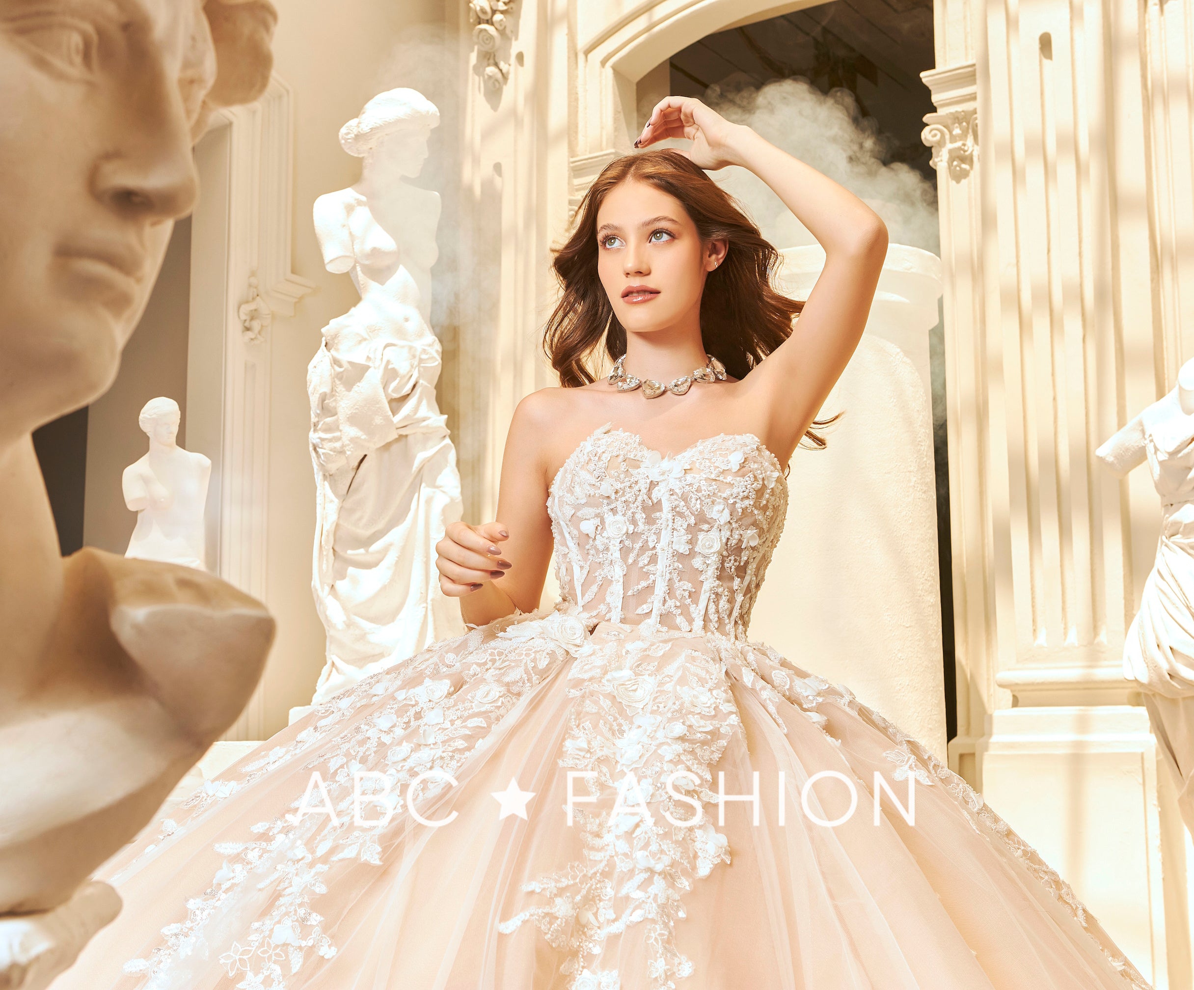 Ameri vintage dress ベージュ S Long Sleeve Quinceanera Dress by Ragazza EV67-667 – ABC Fashion
