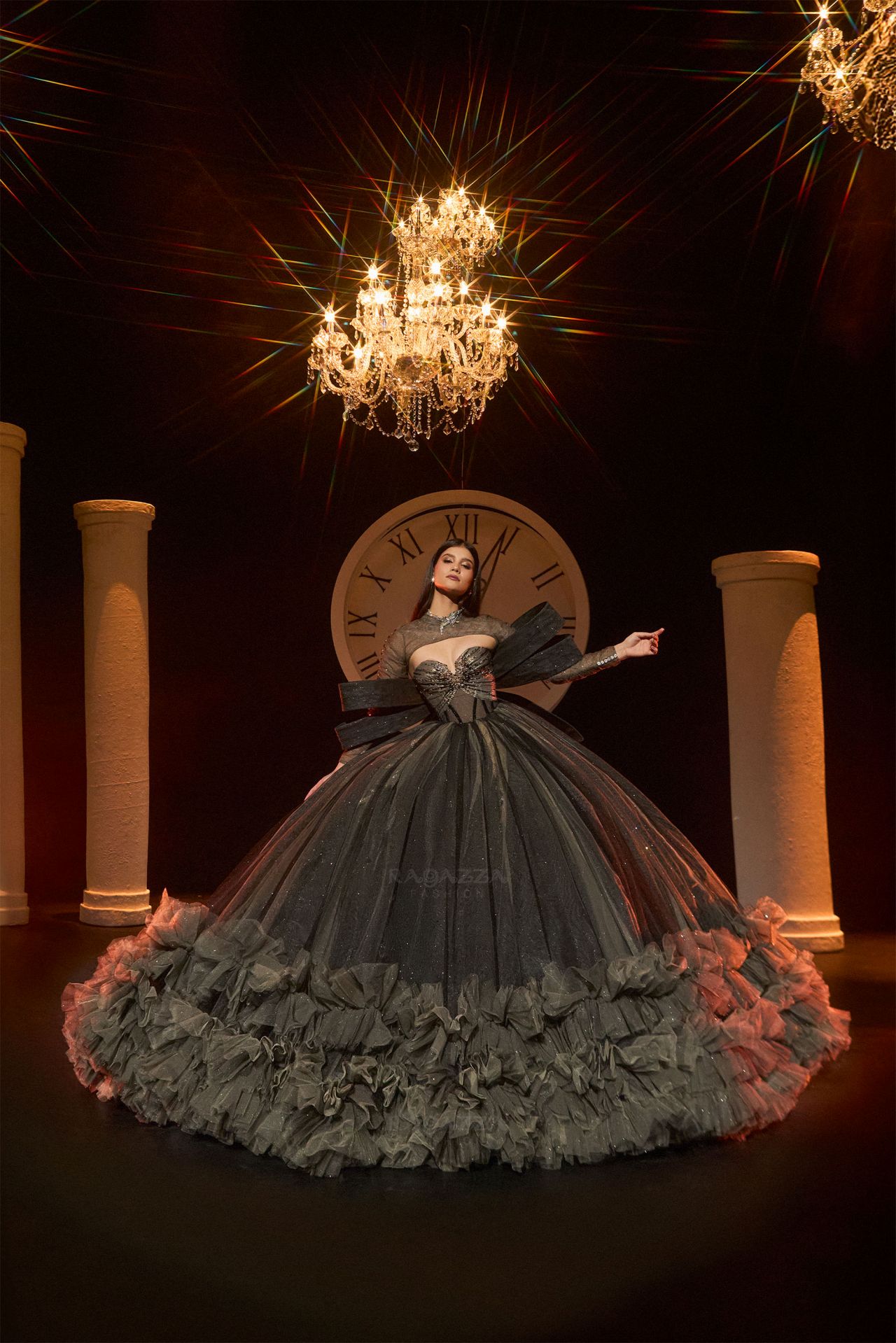 Long Sleeve Quinceanera Dress by Ragazza EV83-683 – ABC Fashion