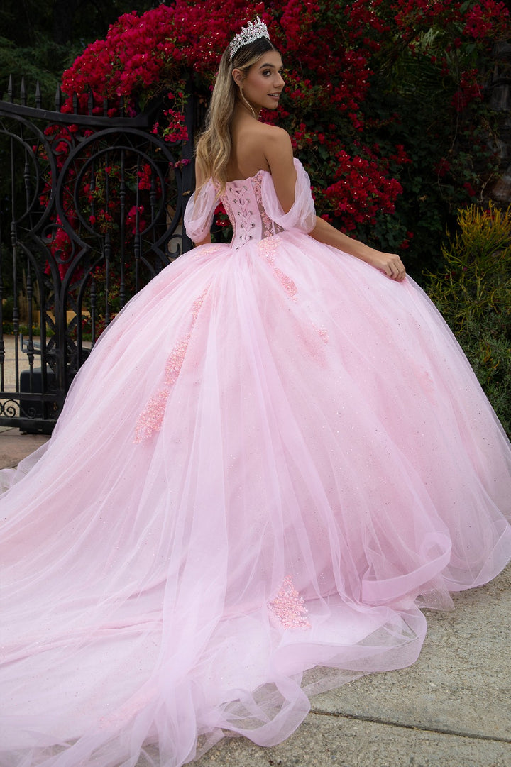 Off Shoulder Corset Ball Gown by GLS Gloria GL3502