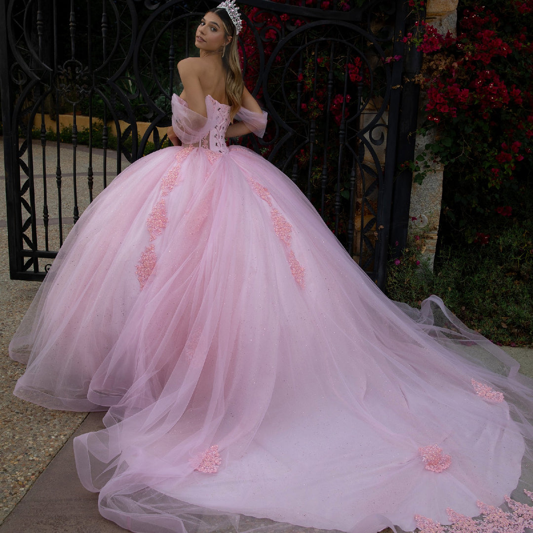 Off Shoulder Corset Ball Gown by GLS Gloria GL3502