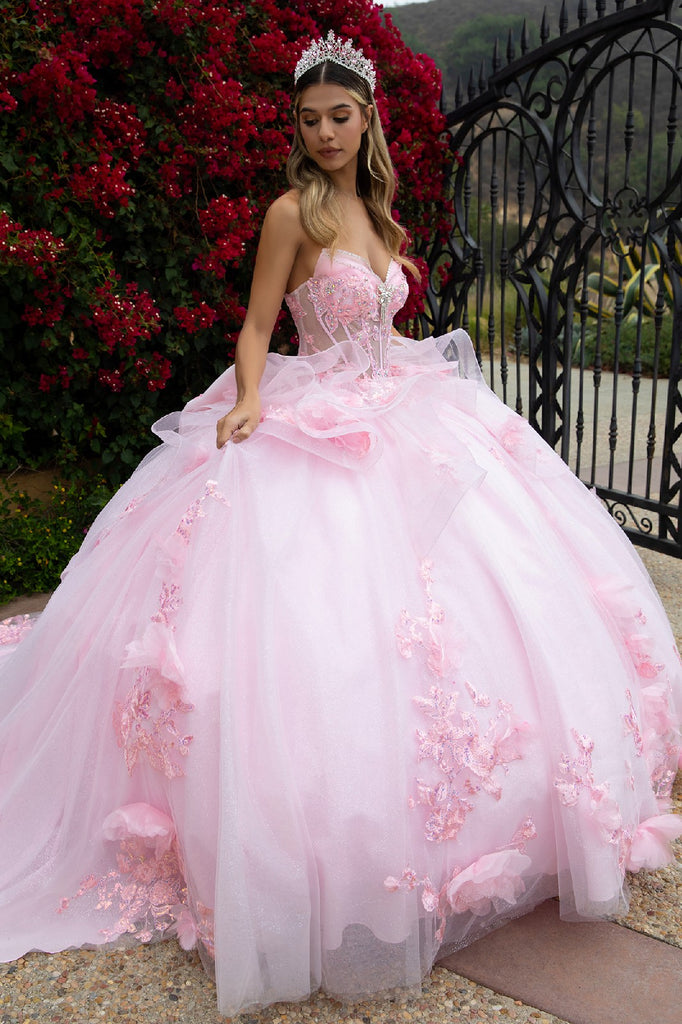 Strapless Corset Ball Gown by GLS Gloria GL3549 – ABC Fashion