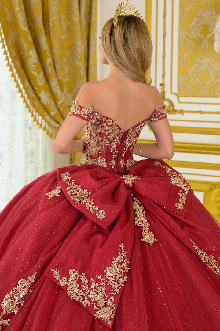 Off Shoulder Ball Gown by Elizabeth K GL3673