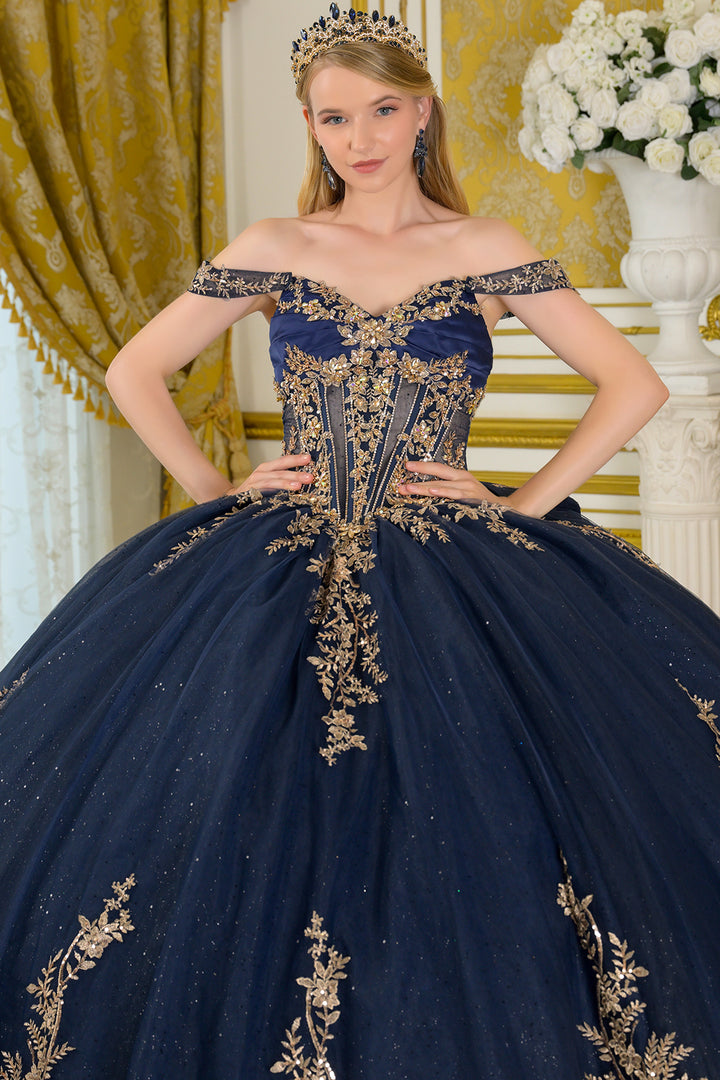 Off Shoulder Ball Gown by Elizabeth K GL3674