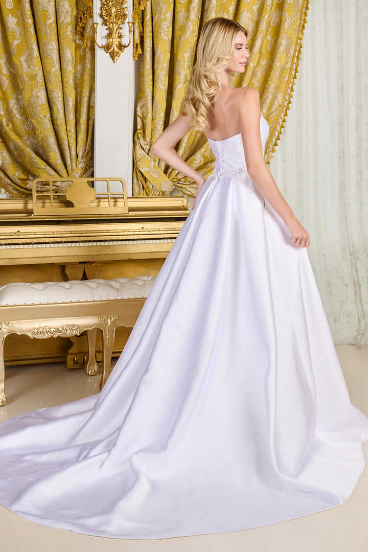 Taffeta Strapless Bridal Gown by GLS Gloria GL3718