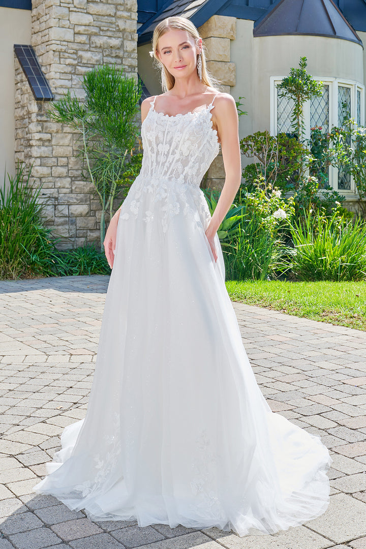 Sleeveless A-line Bridal Gown by GLS Gloria GL3755