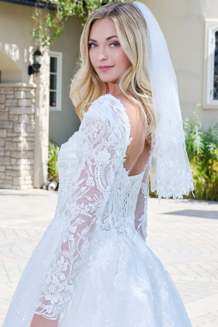 Long Sleeve Bridal Gown by GLS Gloria GL3820