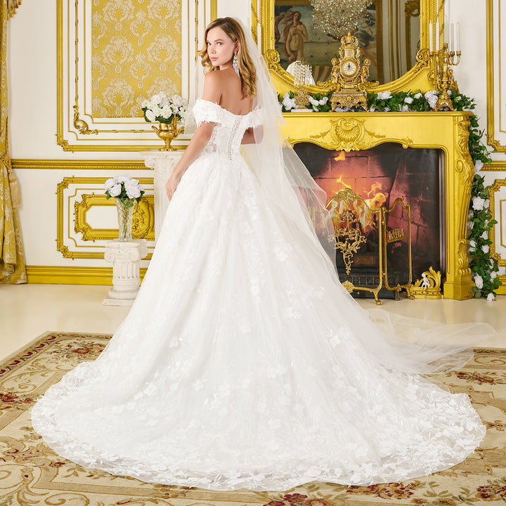 Off Shoulder Bridal Gown by GLS Gloria GL3821