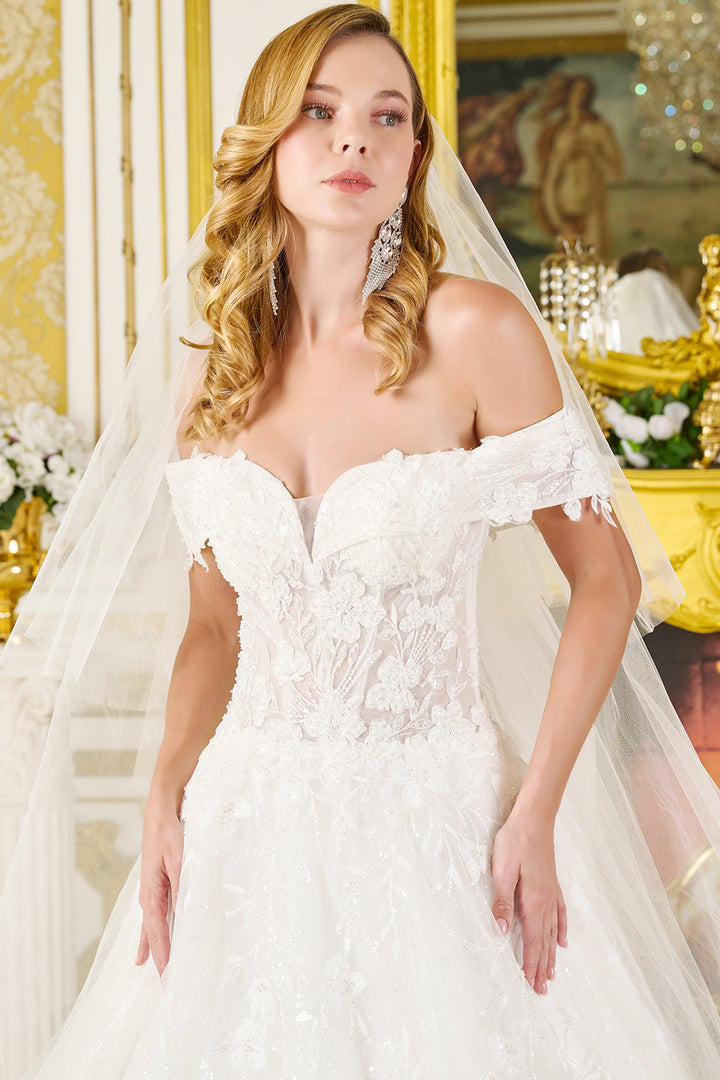 Off Shoulder Bridal Gown by GLS Gloria GL3821