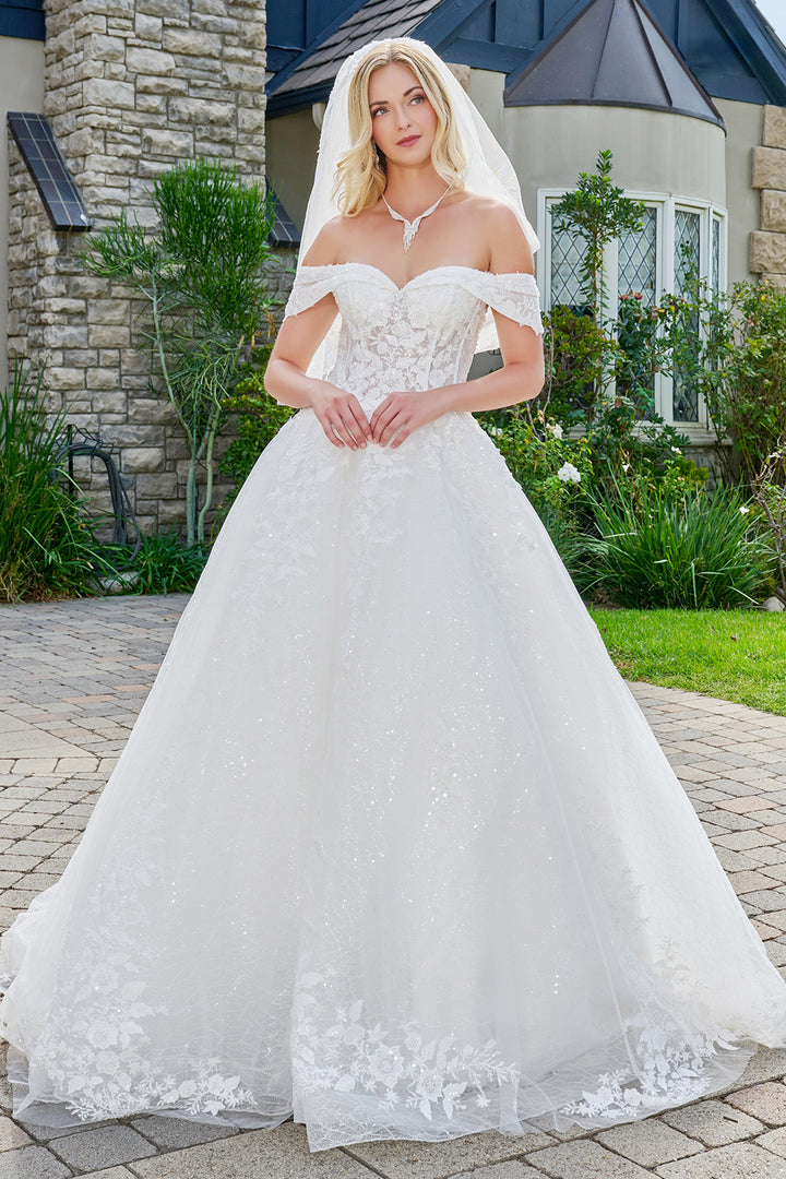Off Shoulder Bridal Gown by GLS Gloria GL3822