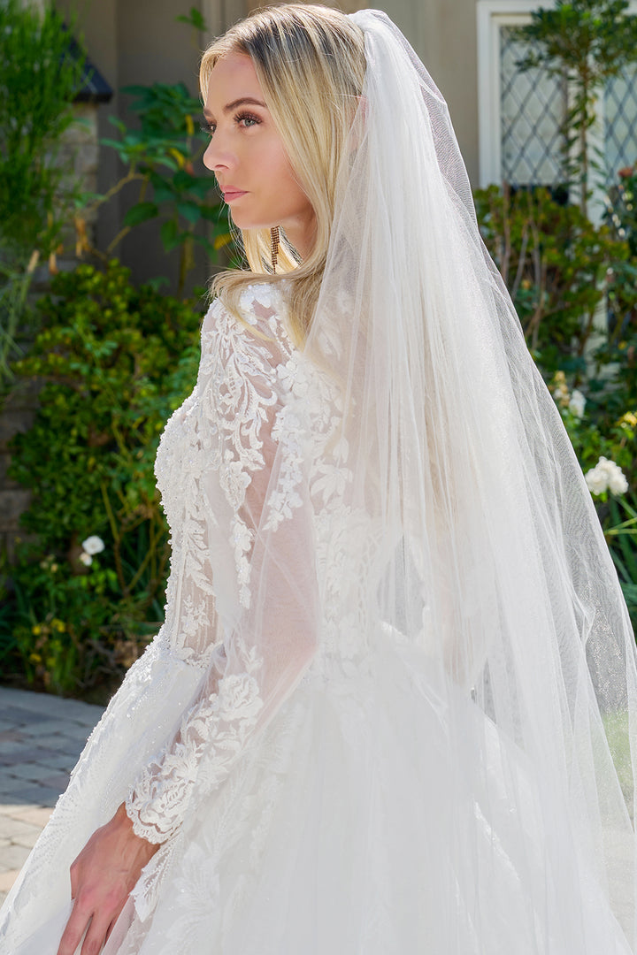 Long Sleeve Bridal Gown by GLS Gloria GL3823