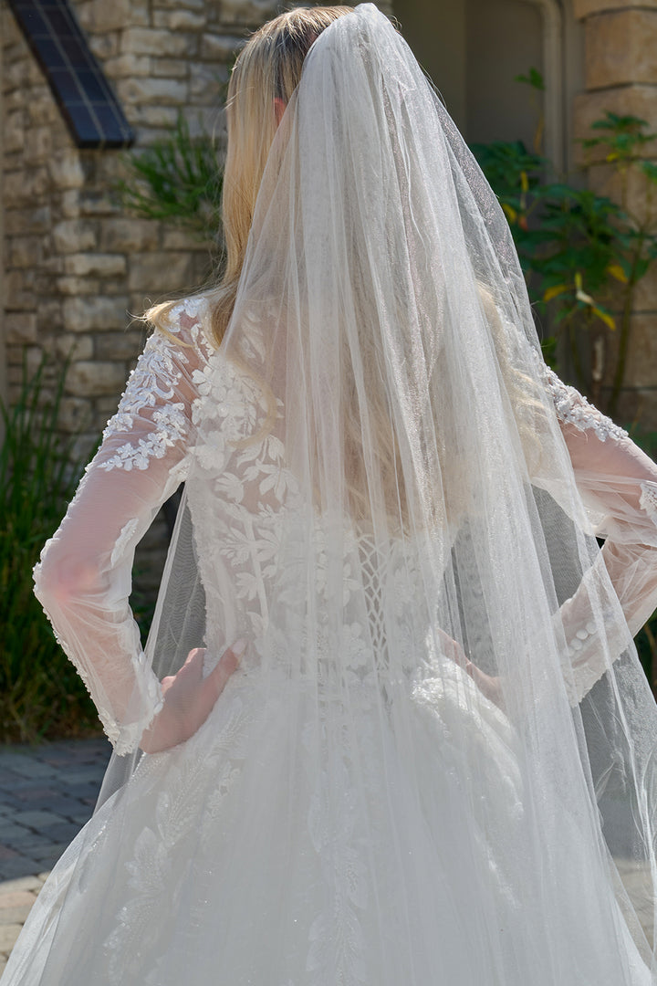 Long Sleeve Bridal Gown by GLS Gloria GL3823