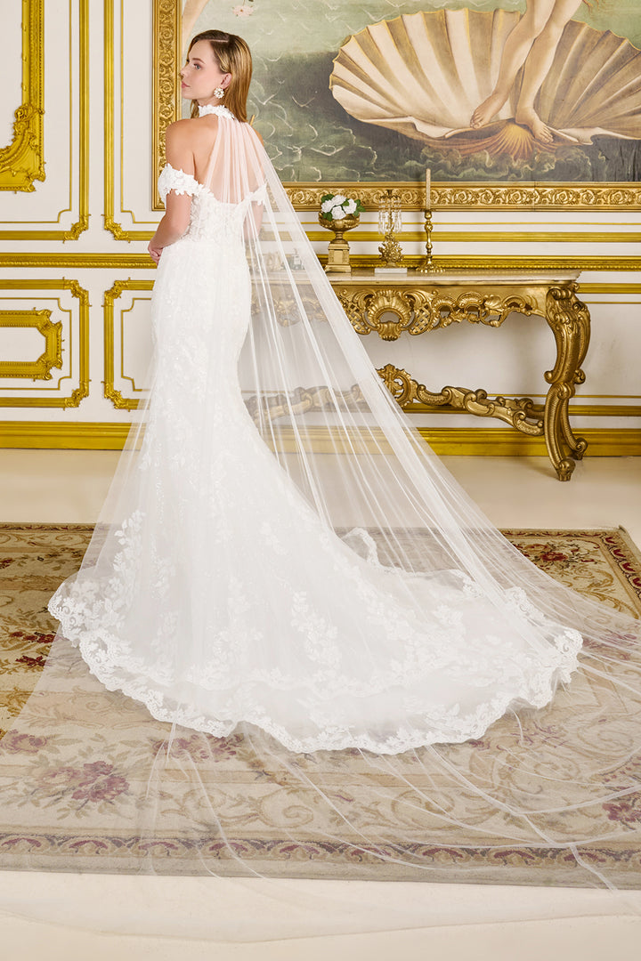 Fitted Off Shoulder Bridal Gown by GLS Gloria GL3825