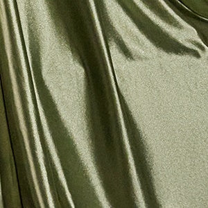Applique Satin Strapless Slit Gown by Ladivine C168