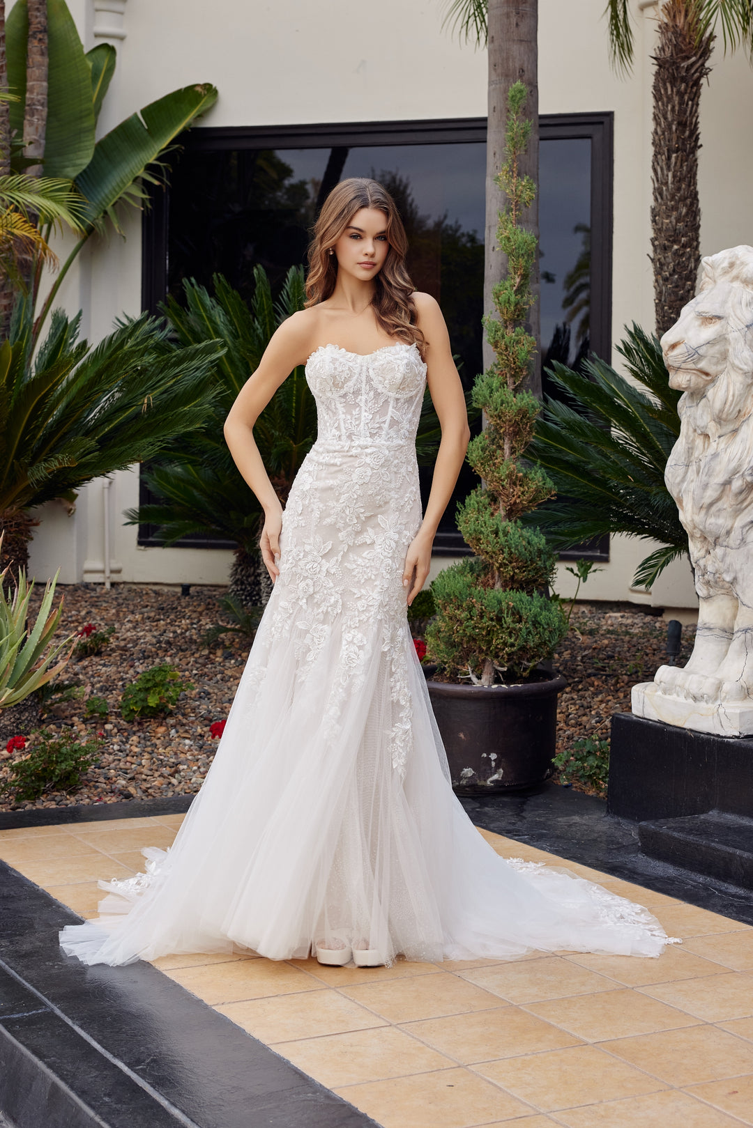 Strapless Mermaid Bridal Gown by Nox Anabel JE1061L