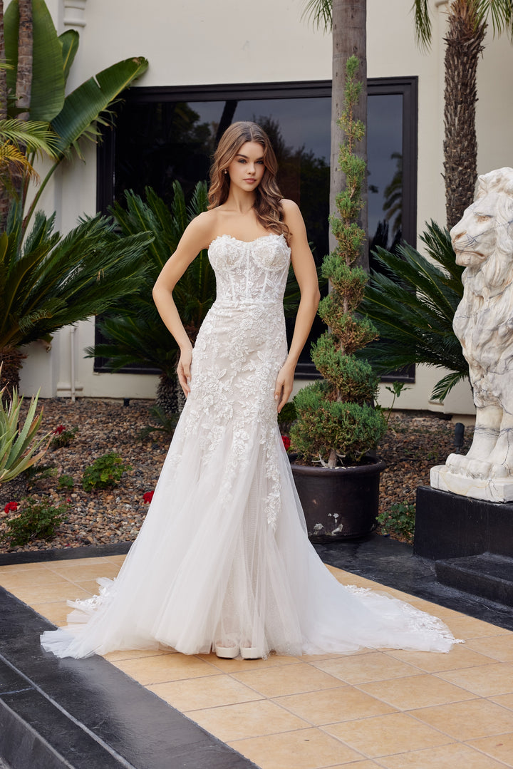Strapless Mermaid Bridal Gown by Nox Anabel JE1061L