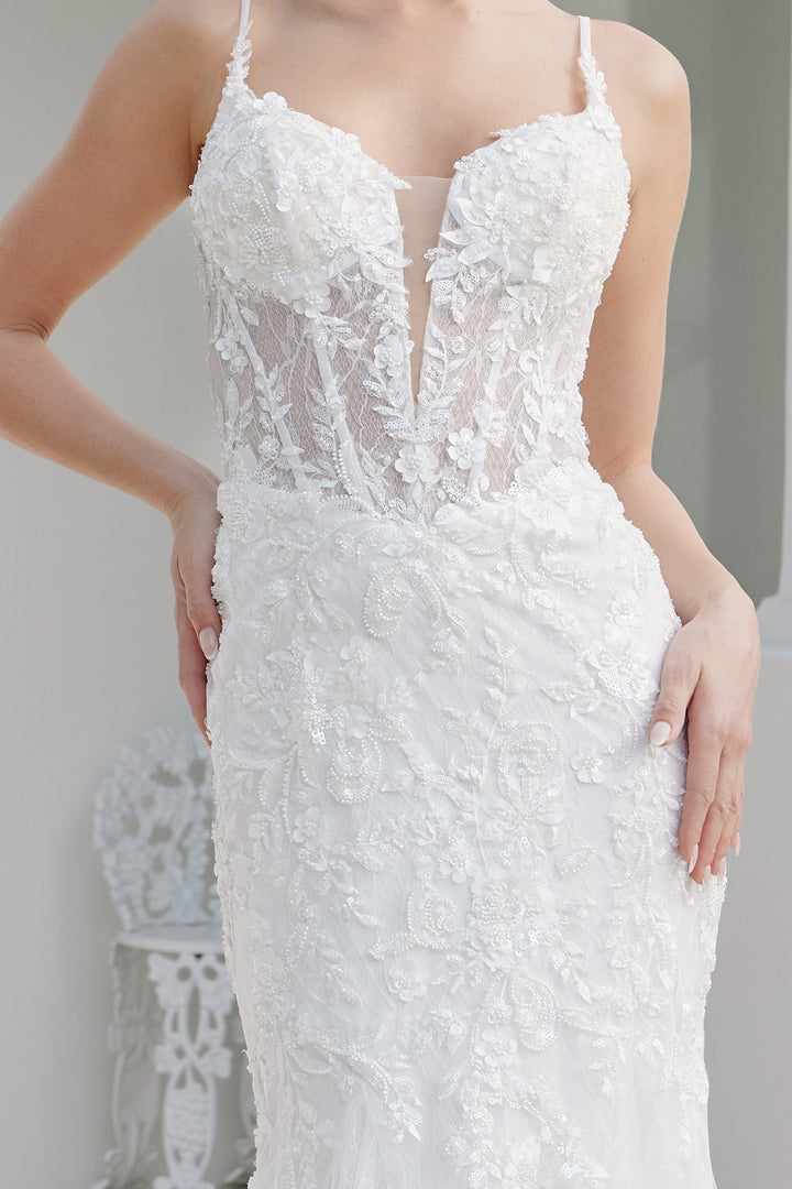 Sleeveless Mermaid Bridal Gown by Nox Anabel JE1063L