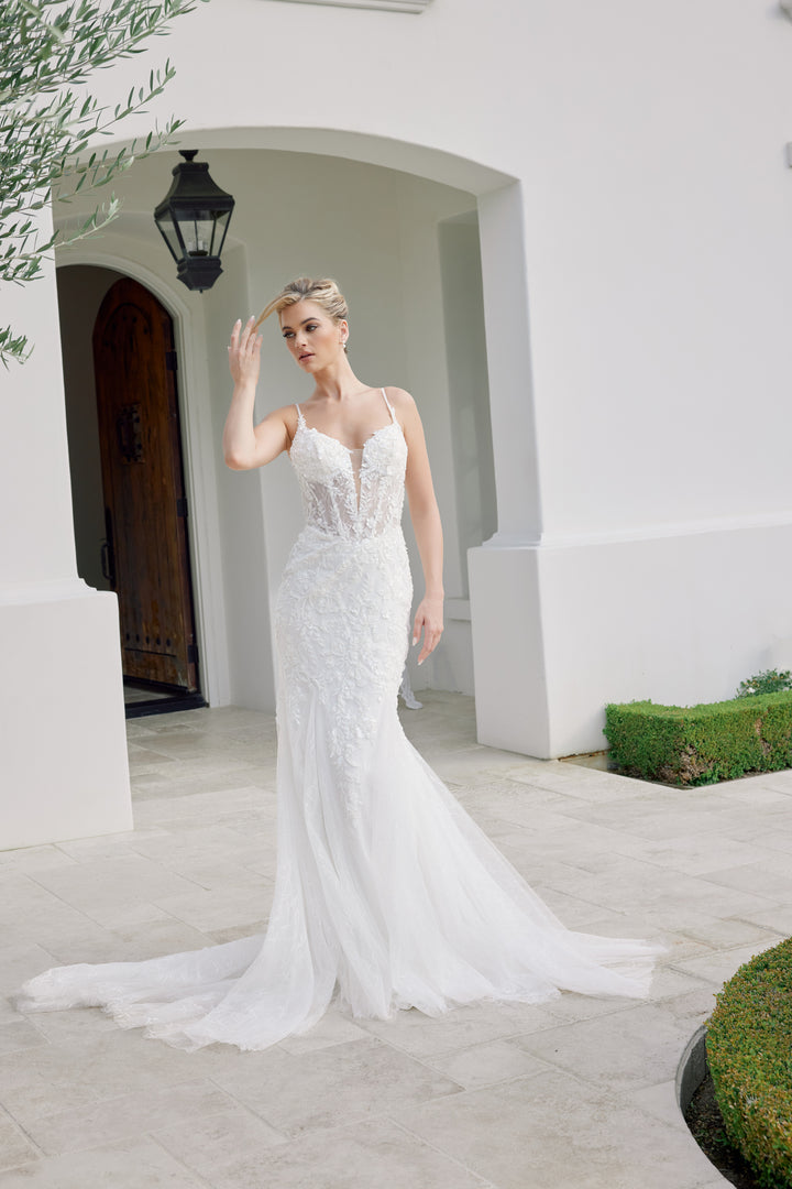 Sleeveless Mermaid Bridal Gown by Nox Anabel JE1063L