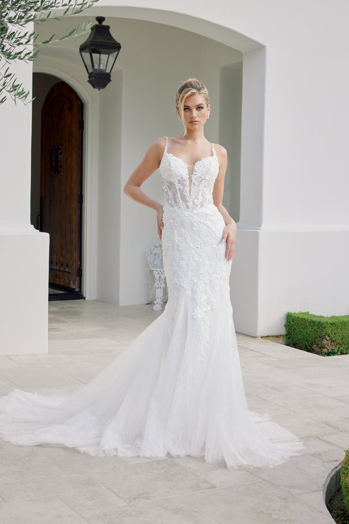 Sleeveless Mermaid Bridal Gown by Nox Anabel JE1063L