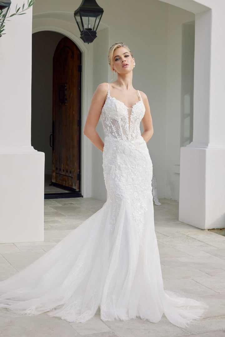 Sleeveless Mermaid Bridal Gown by Nox Anabel JE1063L