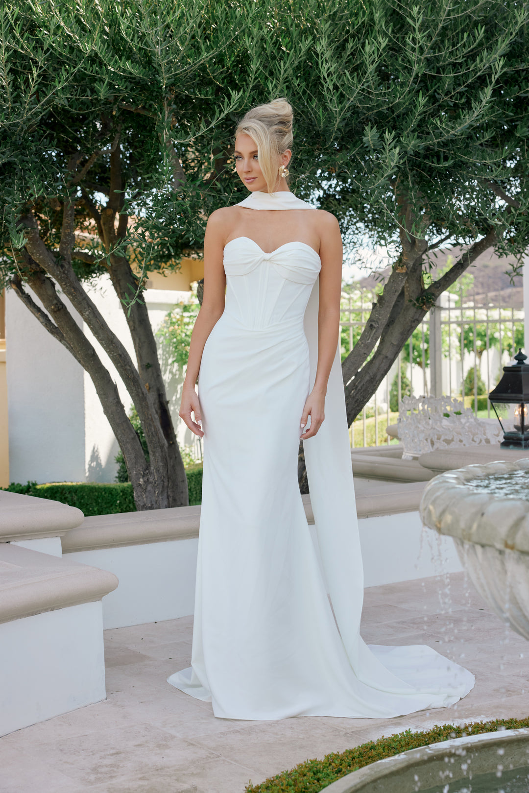 Fitted Strapless Bridal Gown by Nox Anabel JE1081
