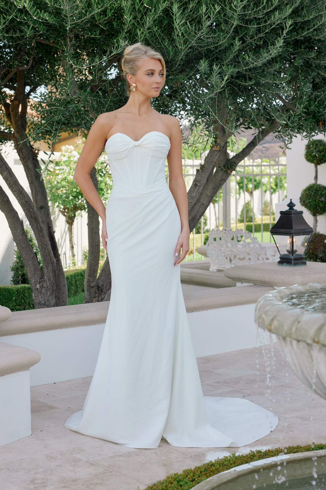 Fitted Strapless Bridal Gown by Nox Anabel JE1081