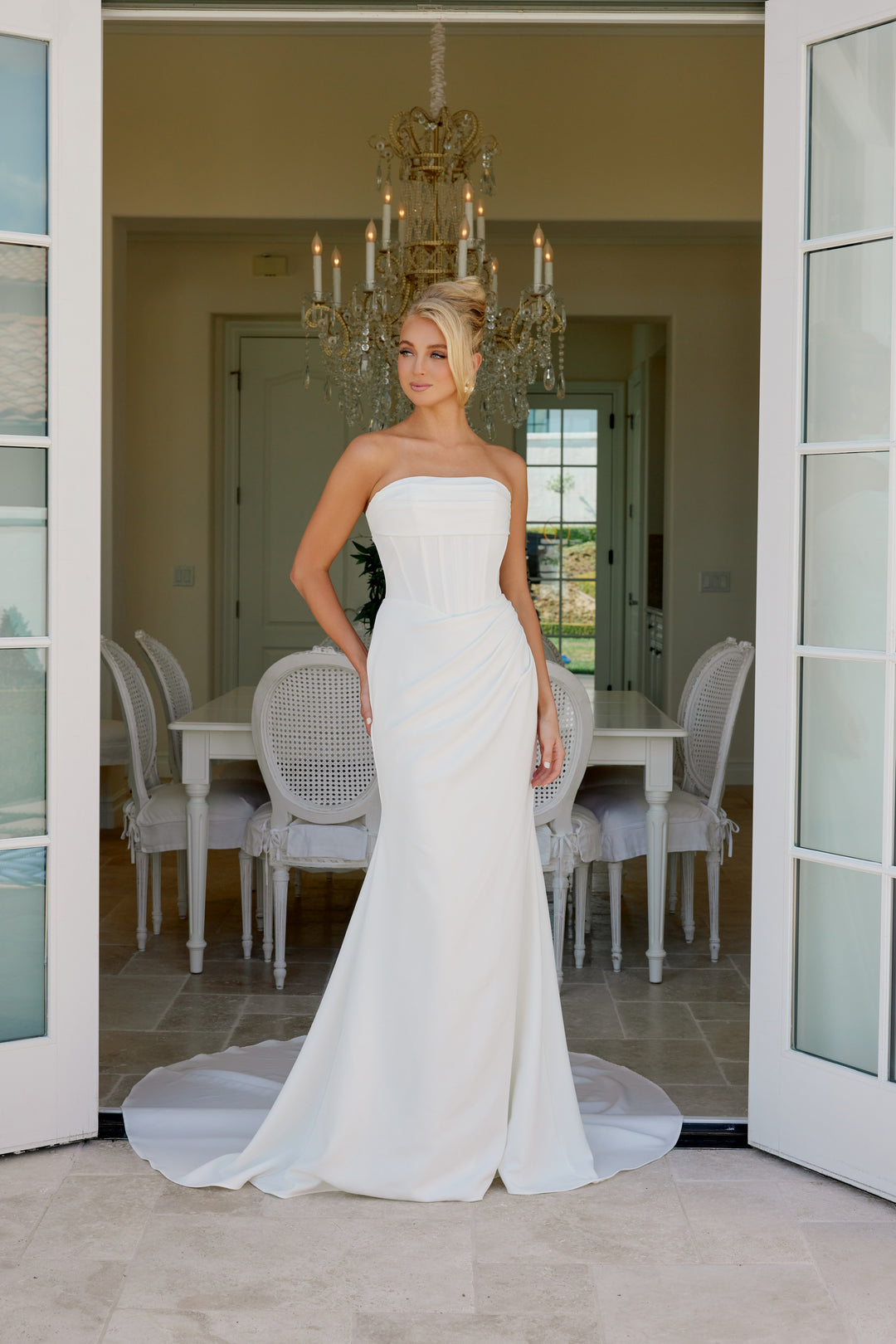 Fitted Strapless Bridal Gown by Nox Anabel JE1084