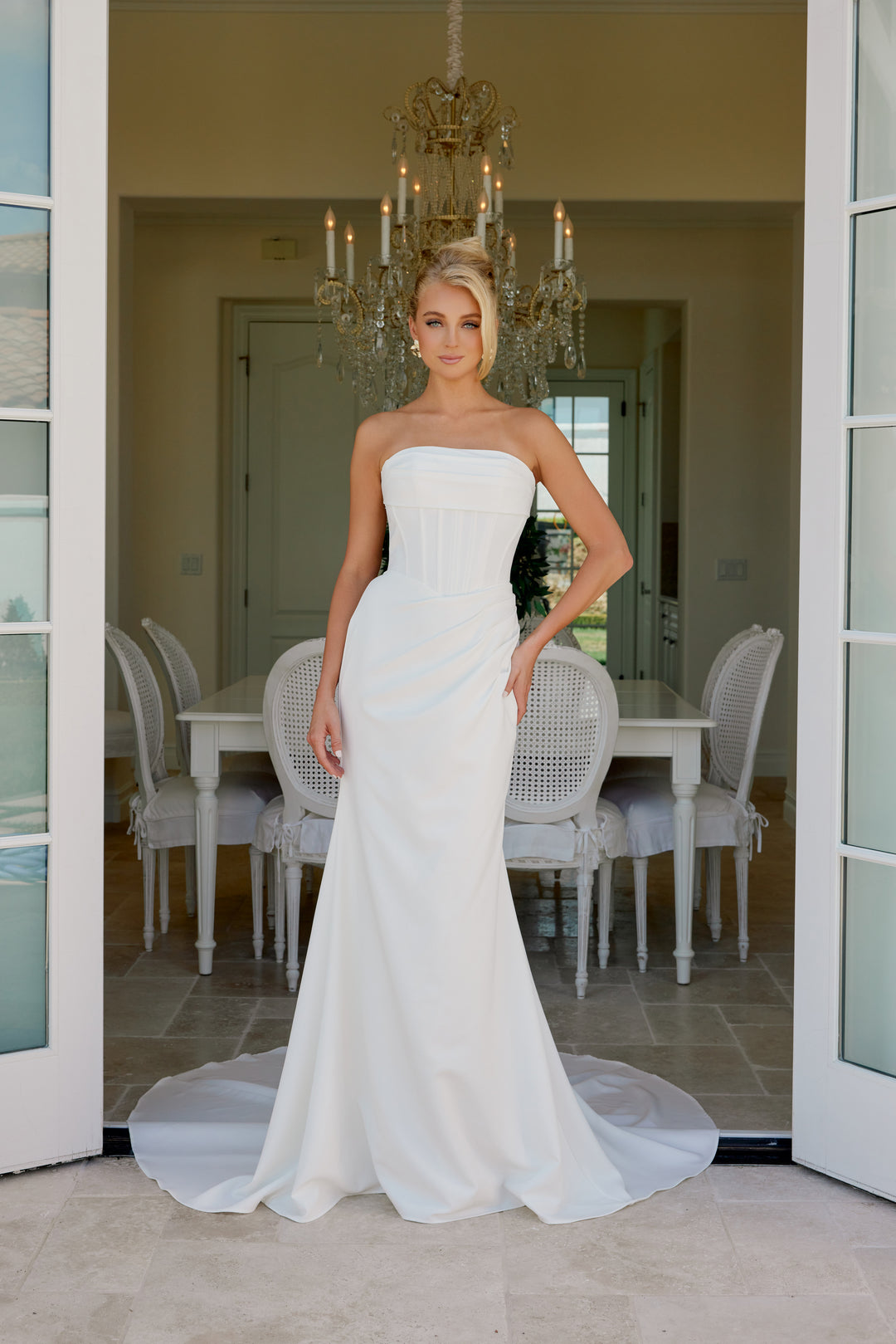 Fitted Strapless Bridal Gown by Nox Anabel JE1084